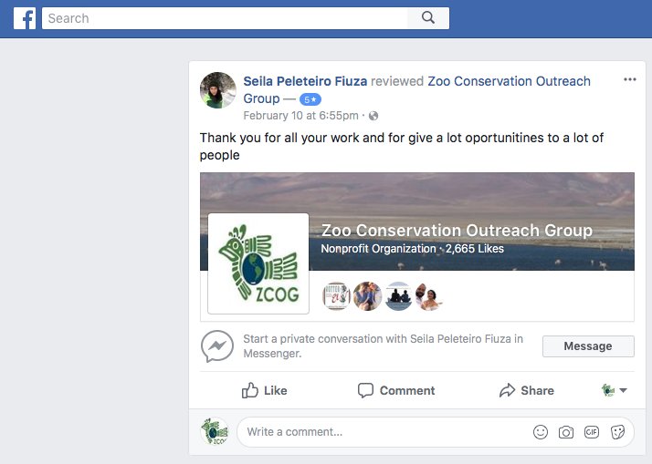 ZCOG's tweet photo. It’s always wonderful receiving words of support like those expressed by our most recent @AudubonNature Species Conservation and Management Scholarship recipient. Thank you, Seila.
#BuildingConservationCapacityintheAmericas #ZCOG
#AZAProfessionalTrainingProgram https://t.co/vZpRJChw2o