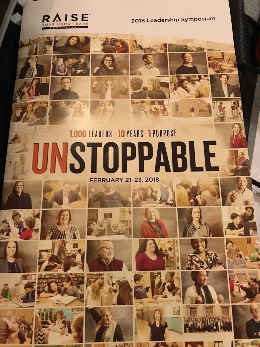 Colbyself's tweet image. Proud to be part of the Raise Your Hand Texas 2018 Leadership Symposium @RYHTexas @pfisd @PFISDCaldwell #unstoppable #NoLimits