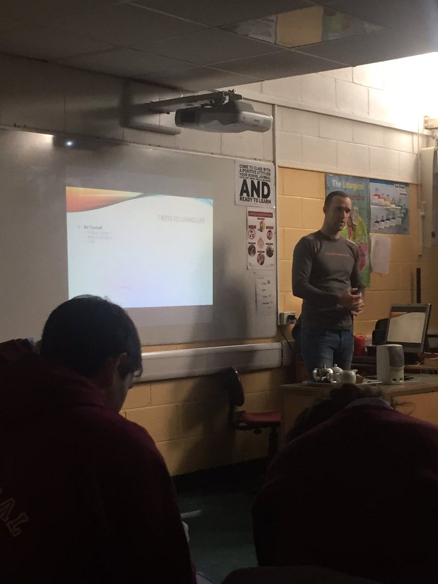 <a href="/smcdonnell_/">Stephen McDonnell</a> delivered a wonderful workshop for 5th yrs <a href="/mayfieldcs/">Mayfield C. School</a> as part of @CITAccess prog. #BeYourself #Courage