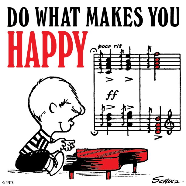 Snoopy's tweet photo. Do what makes you happy. https://t.co/zXY2O8TU79