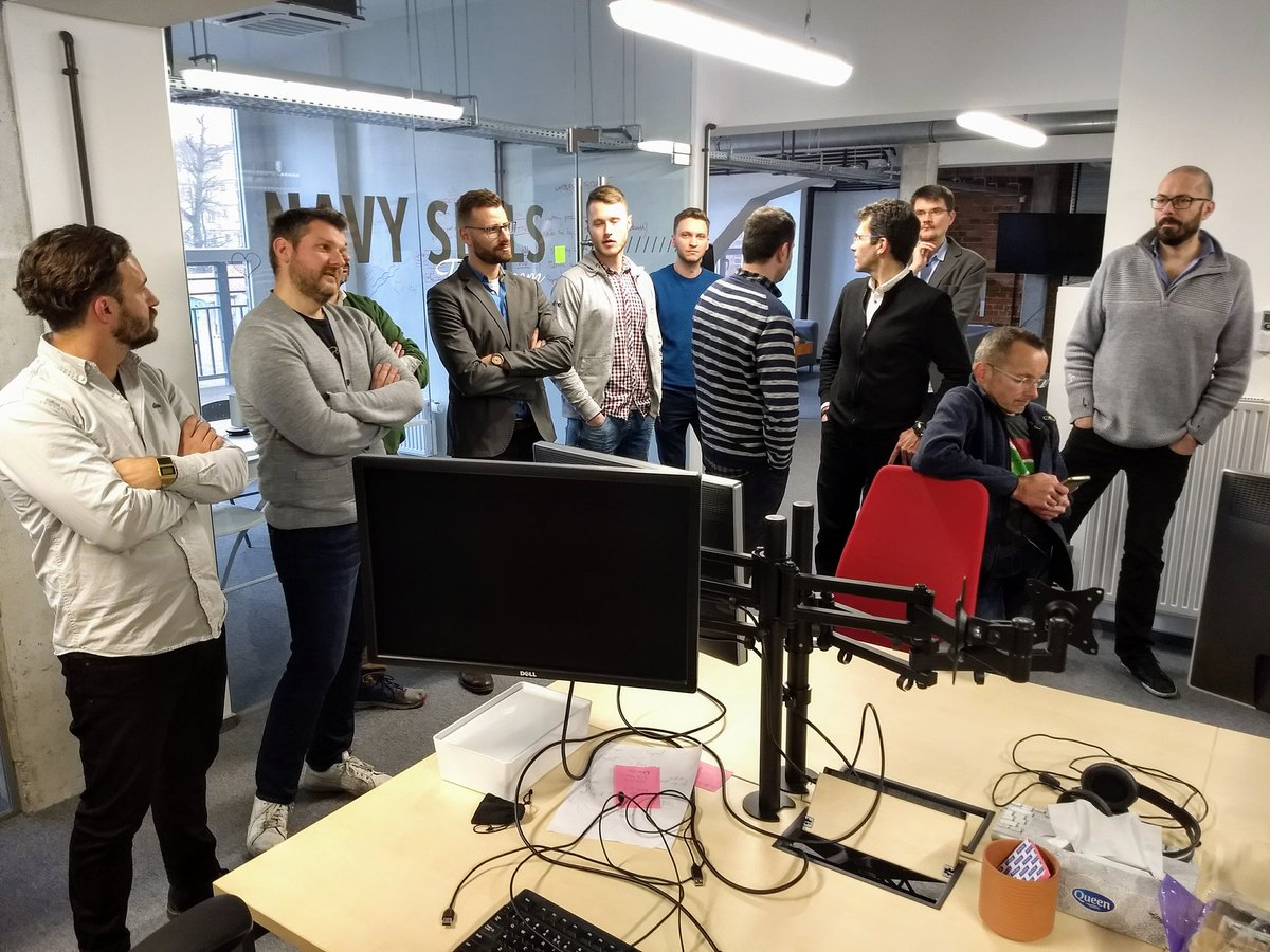 xsolve's tweet image. After lunch break, time to look closer on our #AgileOffice and meet those who hide behind the screens 😉 #CTOasks