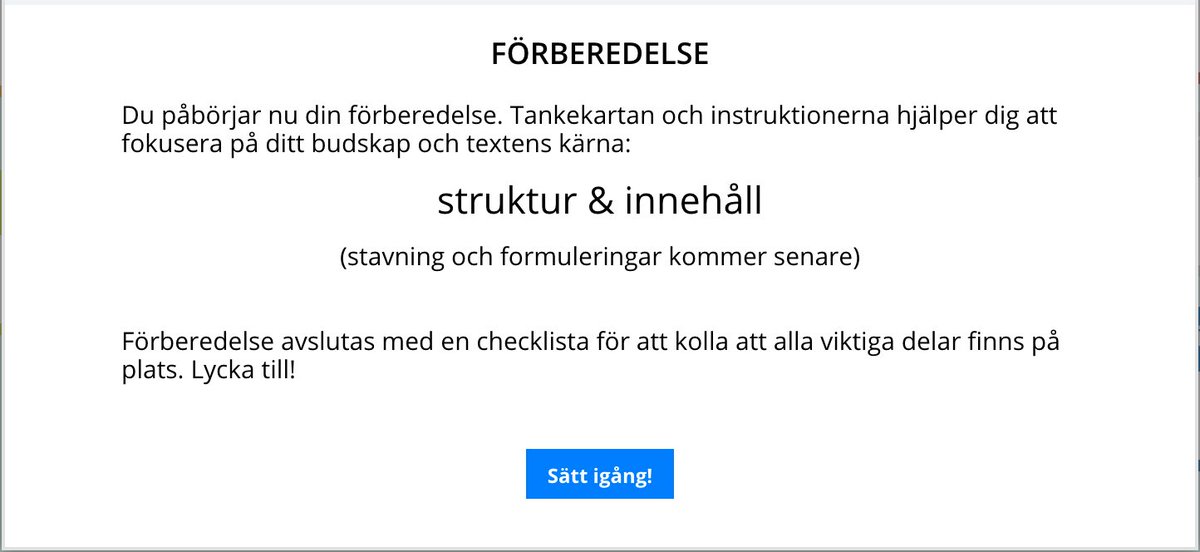 Invigos's tweet photo. Ny uppdatering! 😄

-Enklare att förevisa Invigos för dina elever men en ny Elevvy. 

-Tydlig förklaring av skrivprocessen med en kort målbeskrivning i början av varje fas.

-Minskad distraktion genom att kunna minimera instruktionsrutan så att den inte täcker delar av texten. https://t.co/5FOtD14Q1I
