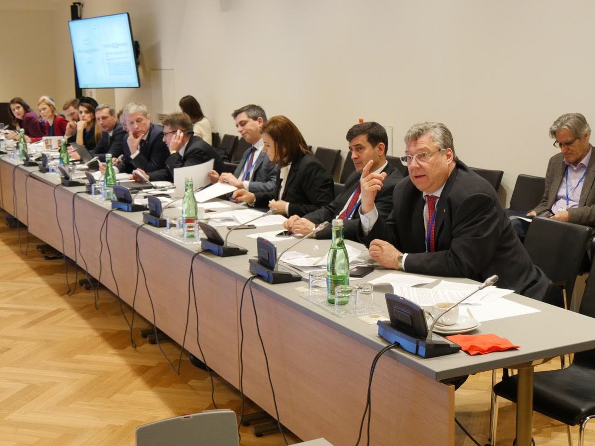 srg_oscepa's tweet image. The meeting of the @srg_oscepa has taken place successfully in Vienna! Several important topics, such as the admission of the new members to the Group, a number of organizational questions and Baku International Conference of #SRG were discussed during the meeting