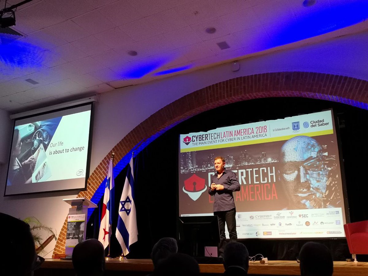 ckan's tweet image. #AEstaHora Ziv Aviram, CoFounder de @OrCam nos brinda sus perspectivas de #ArtificialVision #AI en @ID_Cybertech @IsraelinPanama #CyberTechLatam #CyberLatam