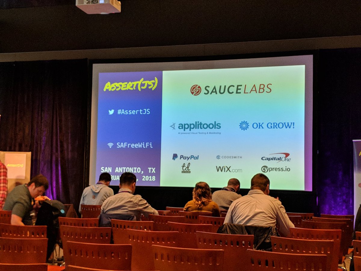 mtravi's tweet image. Excited for #AssertJS to get started