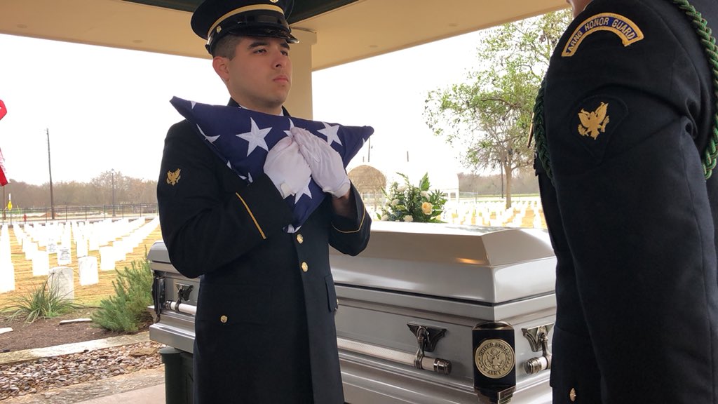 zacmyrick's tweet photo. Full military honors was well deserved. A Purple Heart and a 3 year P.O.W. in Korea. Rest Easy papa https://t.co/qYWEy633n8
