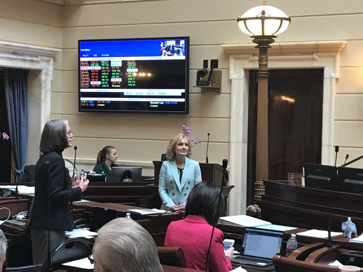 Utah Senate (@utahsenate) on Twitter photo Happening now: the Senate is recognizing Tina Cannon, Mother of the Year and Morgan County Councilmember #utpol <a href="/annmillner/">Ann Millner</a> Happening now: the Senate is recognizing Tina Cannon, Mother of the Year and Morgan County Councilmember #utpol <a href="/annmillner/">Ann Millner</a>