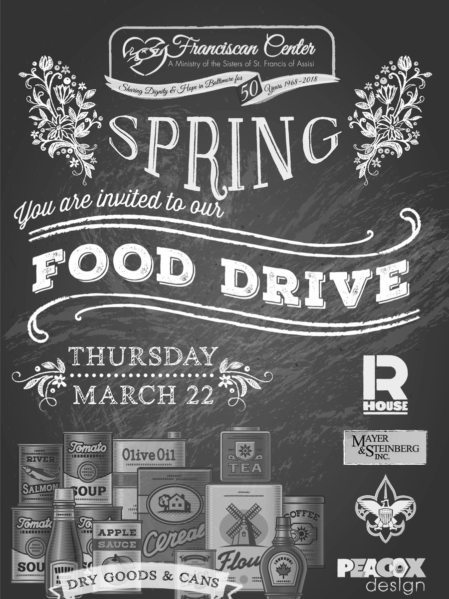 fcbmore's tweet image. It's time for the Spring #FoodDrive! Join us on 3/22 from 7pm - 9pm at @rhousebaltimore, and help restock our #pantry by donating non-perishable food and healthy snacks. Stick around to enjoy #HappyHour and live music. The first 50 people to bring a bag of food get a free drink!