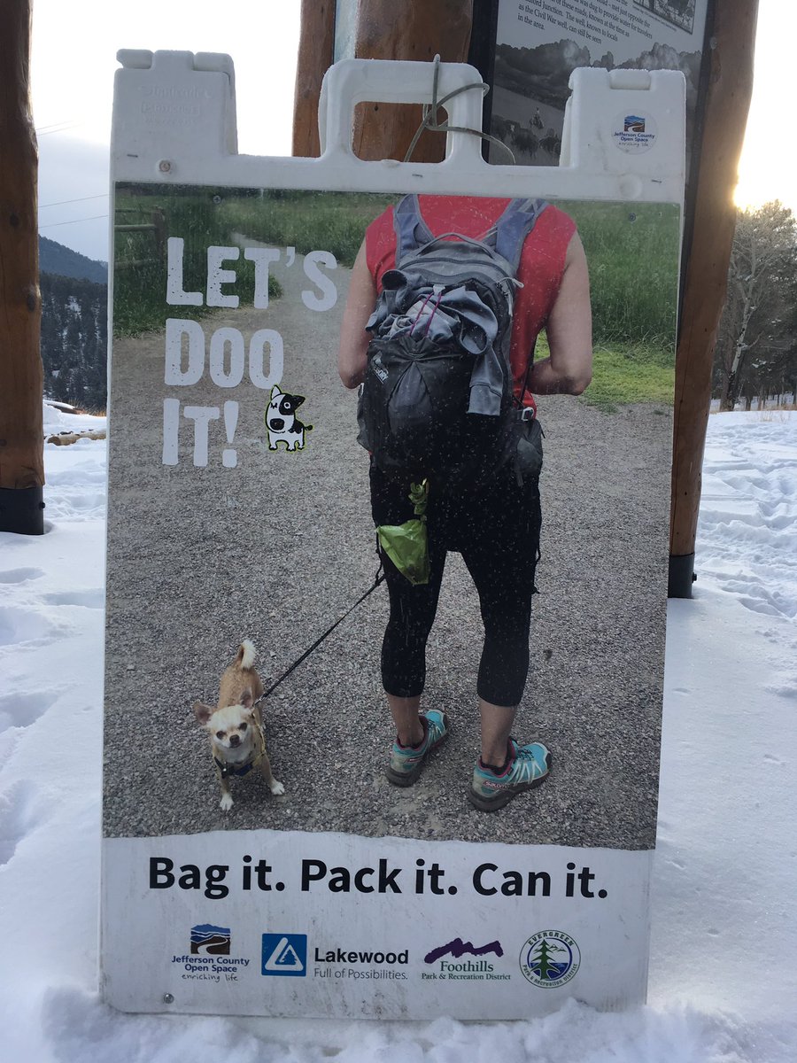 JCOSRanger15's tweet photo. Trail status update for #FlyingJRanch: Snow/ice with current temps at 15 degrees. Foot traction device highly recommended. @JeffcoOpenSpace #jeffcotrails https://t.co/I2jLqbv8Oa