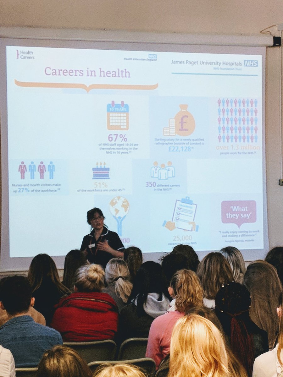 EastNorfolk's tweet photo. A huge thank you to Sharon &amp; Cherry from @JamesPagetNHS for joining us on campus thus PM to launching an exciting new initiative, the James Paget Health Academy - exclusively available to EN students @EN_Careers | Watch this space for lots more details. 👩‍⚕️🏨👨‍⚕️ https://t.co/K3l35WpdMc
