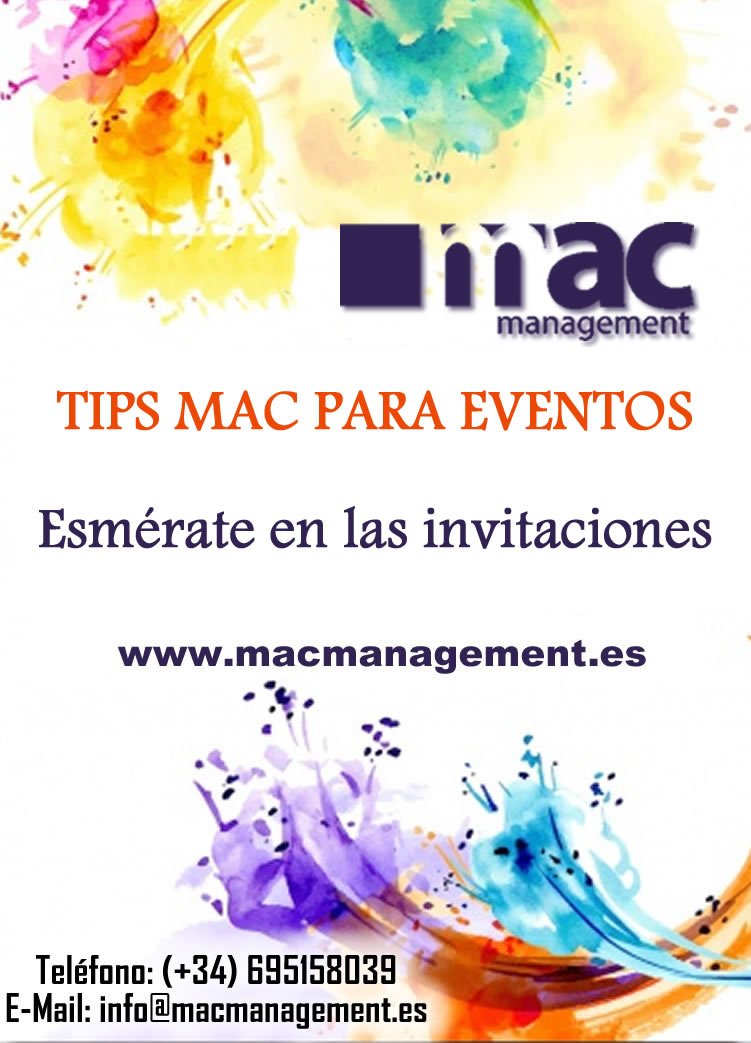 EventosMac's tweet image. #TipsMac para eventos 

Esmerate en las invitaciones

Dedica un largo rato a la generación y seguimiento de invitaciones, pues son la llave para convencer a tus invitados de asistir al evento.