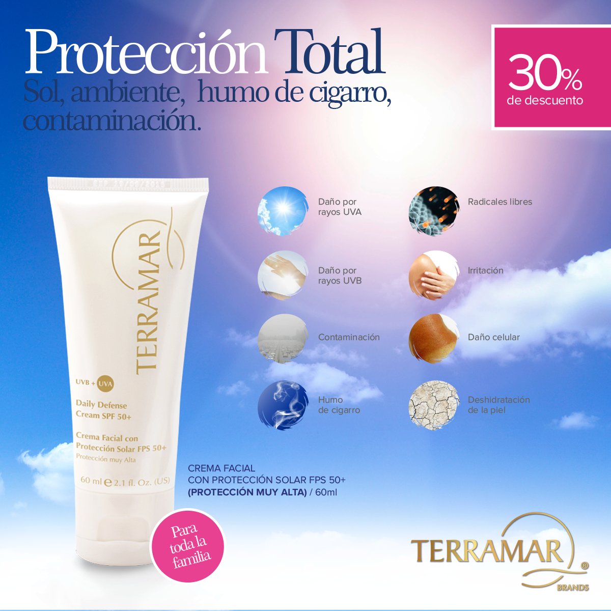 Terramar Brands 在 Twitter 上 Con La Crema Facial Con Proteccion Solar De Terramar Disfruta De Los Dias Soleados Sin Preocupaciones Descarga Nuestro Catalogo Y Pide Este Y Otros Productos En Descuento