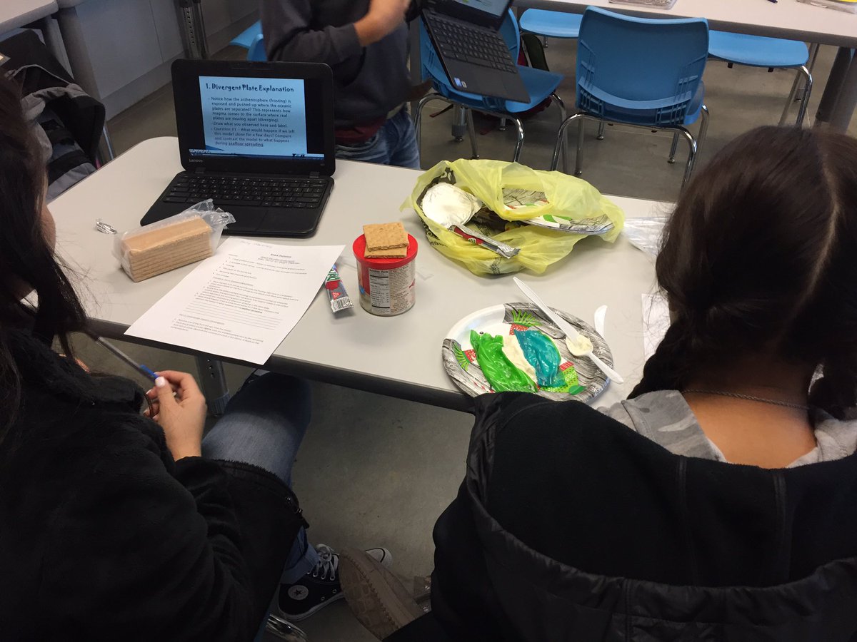 MrsCameron4's tweet photo. Reviewing for a test the fun way with Snack Tectonics #hbisd #8thgrade https://t.co/S7X1EuH1gO