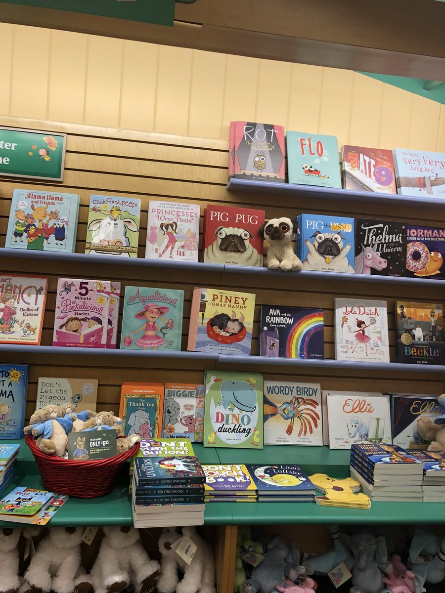 LOOK WHO’S FAMOUS! ❤️ seeing books by @taralazar @SauerTammi @Clantoons @tinyteru  that are among my favorites on the @BNBuzz Character Hall of Fame! ✨ #booksinthewild #picturebooks
