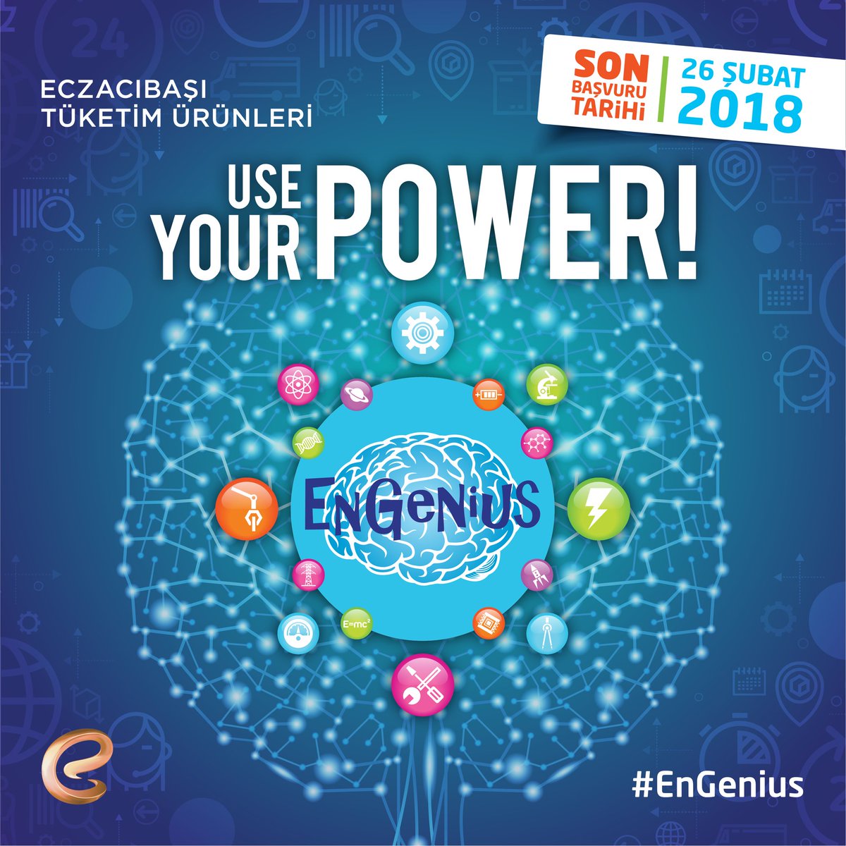 Eczacıbaşı Tüketim Ürünleri’nin işe alım odaklı proje yarışması EnGenius başvuruları başladı! 😊  
EnGenius hakkında detaylı bilgi için👇
Başvuru linki: e-engenius.com
 #Eczacıbaşı #EnGenius
#useyourpower
#EczacıbaşıTüketimÜrünleri