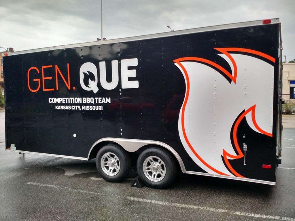 Image360KC's tweet image. #throwbackthursday Trailer Graphics for Gen.Que in Kansas City, Missouri #trailergraphics