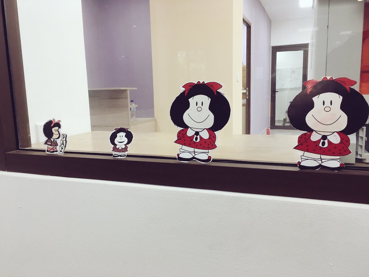 SoemyCauich's tweet photo. Mafalda se adueñó de mi oficina 😇 https://t.co/TbVPzK677N