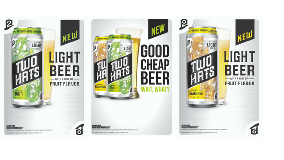 MillerCoors Releases Two Hats, New Line Of Light Beers bit.ly/2EKZ2AK