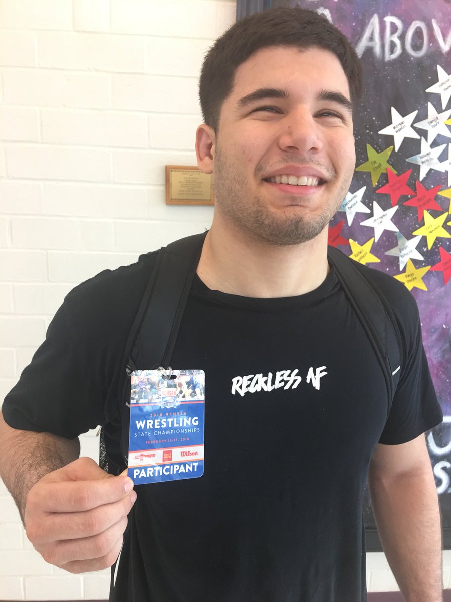 Congratulations to JFW student Douglas Patino. He participated in the NCHSAA State Wrestling Championship. Go Warriors!!!