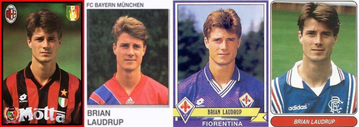 Remessageed Old School Panini ( Happy Birthday to Brian LAUDRUP  