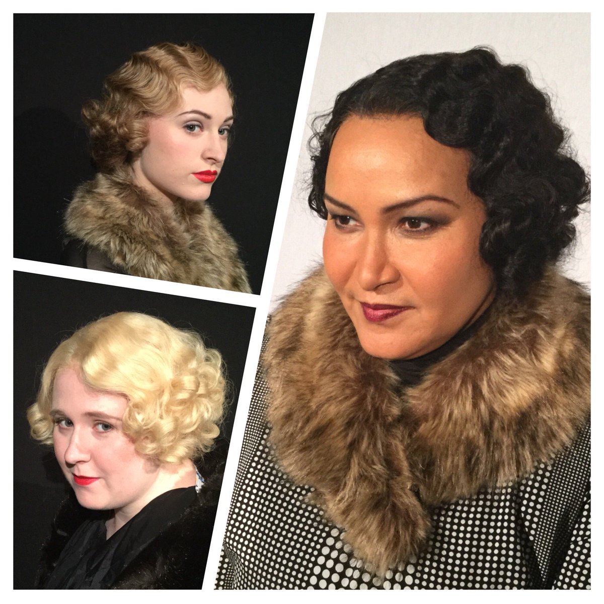 iveracademy's tweet image. Working on the 20th Century wet sets - you can #beamakeupartist #wigwork #perioddrama #creatingstyles