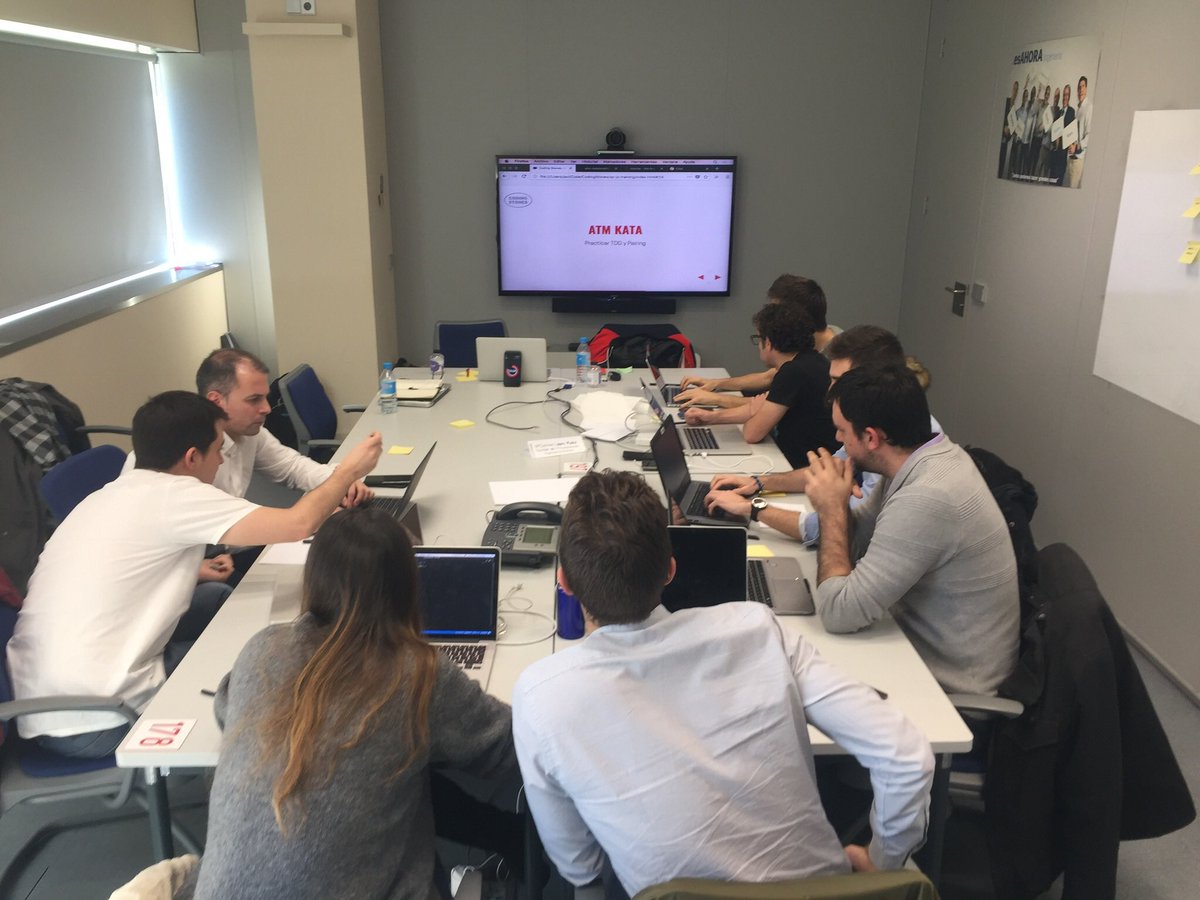 Andamos de nuevo en BBVA metiéndole caña a TDD