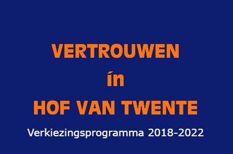 VVDHofvanTwente's tweet photo. Verkiezingsprogramma 2018-2022 Hof van Twente: https://t.co/KL9XcFIY10 https://t.co/T4u7k9ajMM