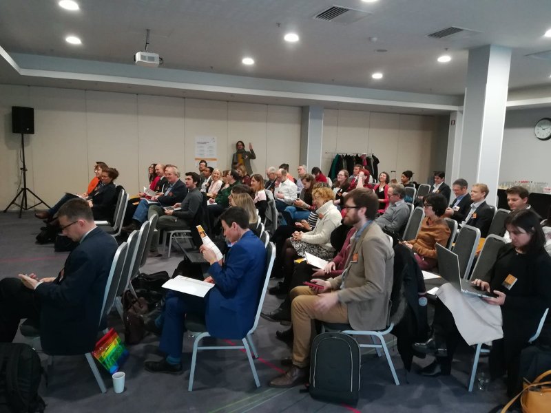 STARBIOS2's tweet photo. A very interesting final conference of the @proso_eu project was held last Monday 19 of February in Brussels. @STARBIOS2 team member, Andrea Declich, took part in the event (he is the first from the left). Very useful discussion. We recommend the final output of the project 
#RRI https://t.co/n1UxVHKNUh