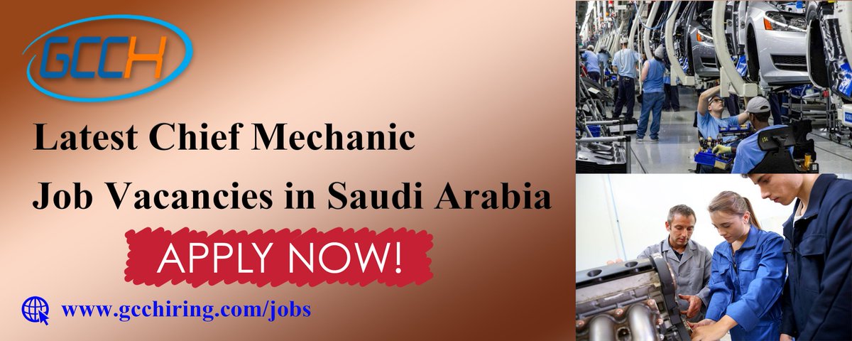 shultzds326's tweet image. We are hiring: Chief Mechanic

For further inquiry please visit at: gcchiring.com/job/1024/chief…

For more jobs please visit at: gcchiring.com/jobs

#jobs #chief #services #mechanic #keeper #GCC #hiring #UAE #vacancies #riyadh #candidate #online #working #employers #products