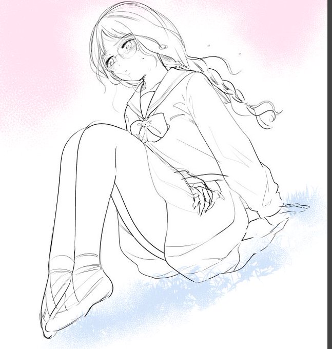 ラフから多少ブラッシュアップされたラフになっただけでした…
やっぱり配信向いてないみたい( ;∀;)
見てくださった方、どうもありがとうございました。 