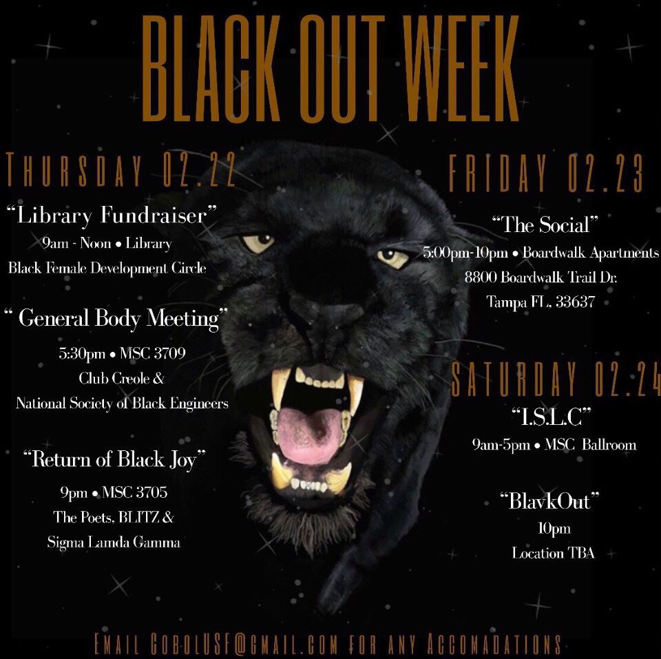 Black Out Week continues ✨🖤