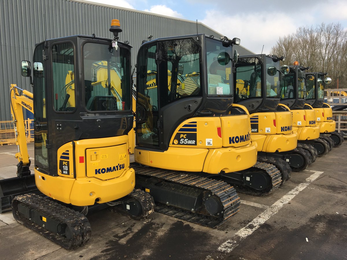 McHaleKomatsu's tweet image. NOT TO BE MISSED!!!
We have a small number of new PC55MR-5 &amp;amp; one PC18MR-3 excavators for sale. They’re all 2017 plated &amp;amp; ready to get straight to work. This rarely happens so seize the opportunity to become the owner of one today. 
Message us directly or call 01527 512 503.