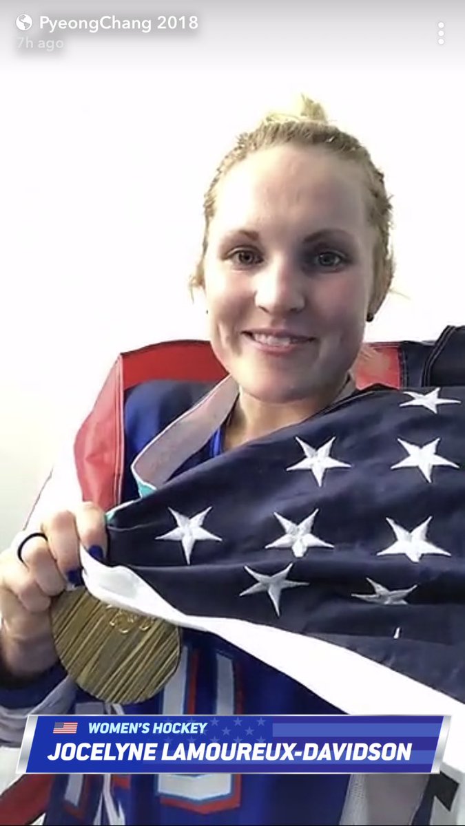 Still crying over this! #Gold #usawomenshockey <a href="/TeamUSA/">Team USA</a> #WomanPower