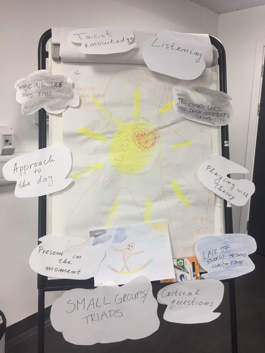 catrynbuckle's tweet photo. Day 3 evaluations building on embodied knowing learning and growing #pcpf @JanDewing @ProfBrendan @educationslh @DDbaldie @cawdickson @BRobinson55 @PersonCentrdCu1 https://t.co/AgnJb0aPCX