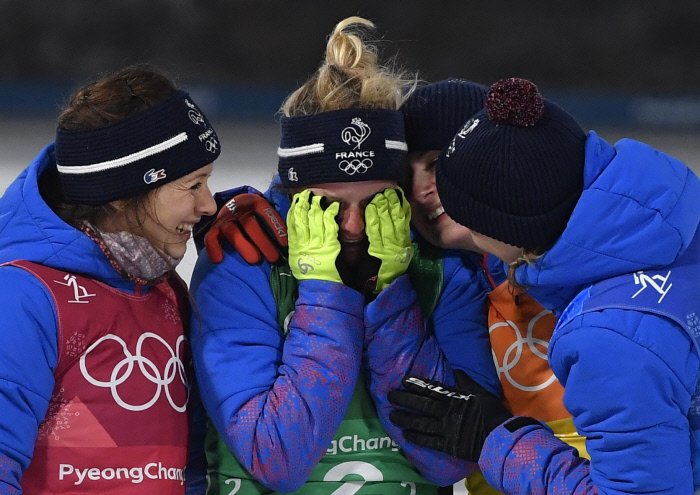 #PyeongChang2018 #biathlon
Marie Dorin-Habert a annoncé qu’elle mettrait un terme à sa carrière après l’étape de Coupe du monde d’Oslo (15-18 mars). 
Un clap de fin éclatant avec une magnifique dernière Olympiade en Corée du Sud ! 🥇🥉
Bravo Marie ! 😘 #EspritBleu #WomenSports