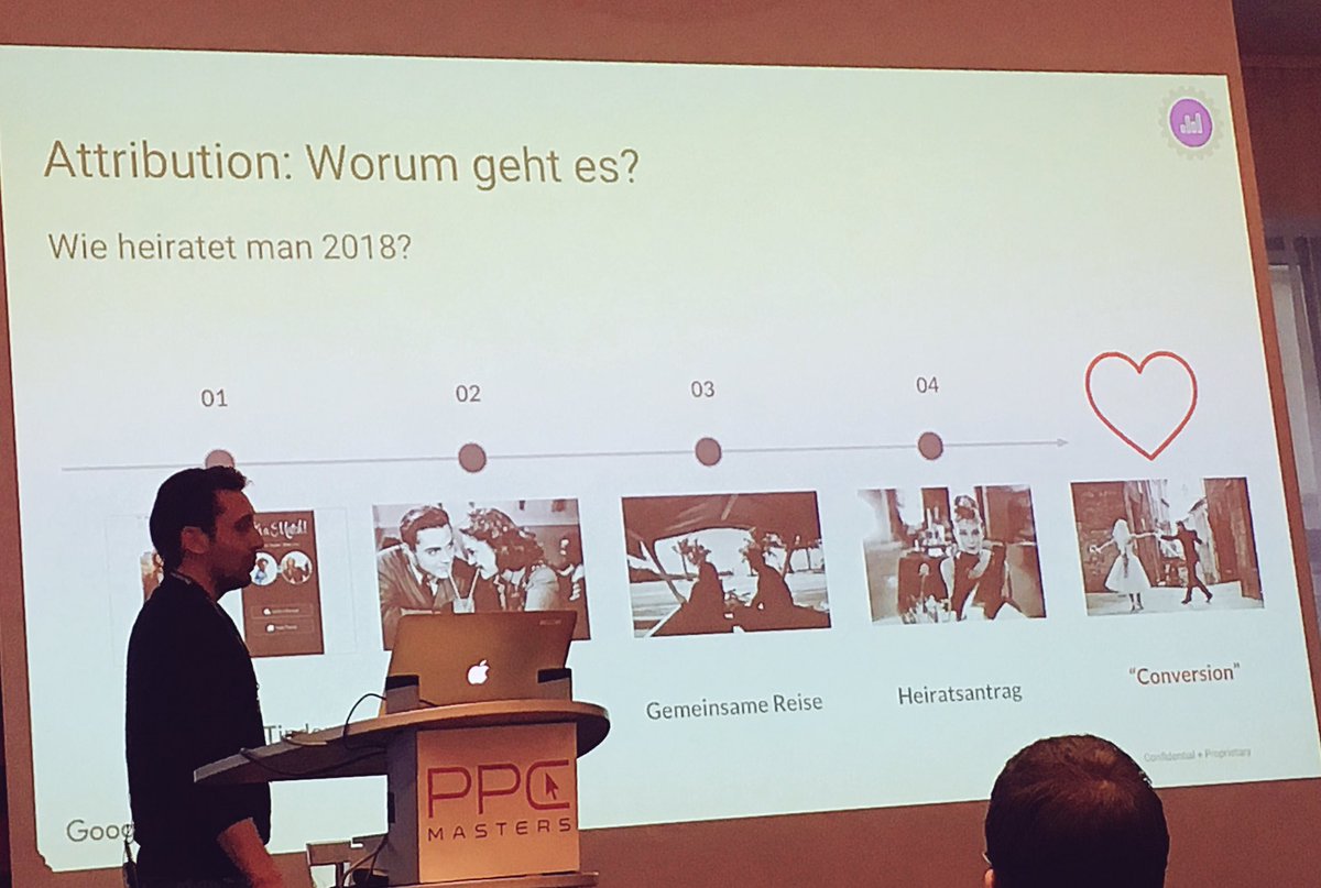 Warum Attribution wichtig ist? 🤔 Die Antwort bekommen wir heute von Frederic Pfister von #Google🤓 #PPCMasters18