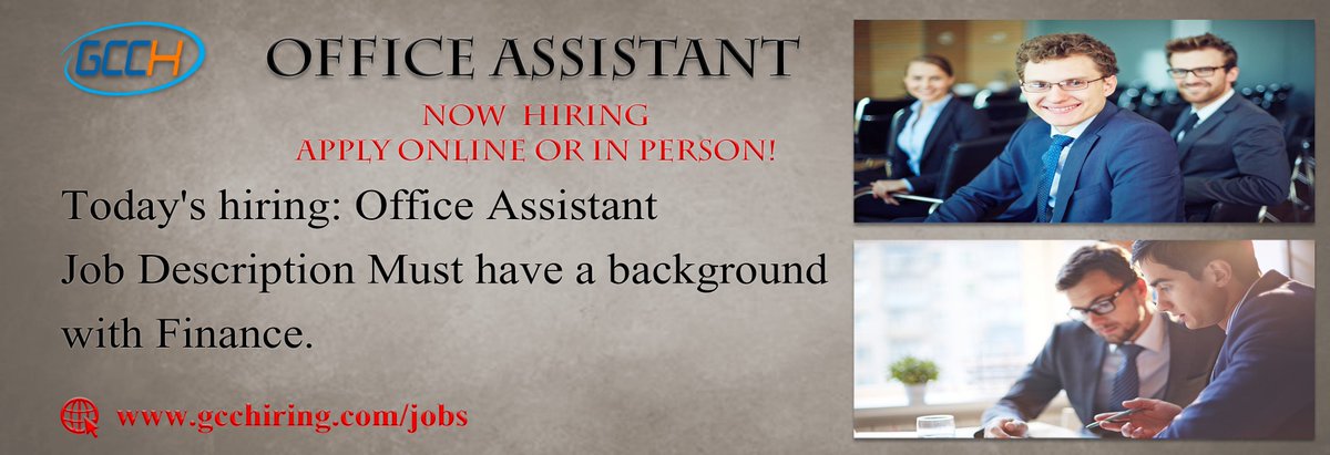 shultzds326's tweet image. We are hiring: Office Assistant 

For further inquiry please visit at: gcchiring.com/job/1025/offic…

For more jobs please visit at: gcchiring.com/jobs 

#job #office #services #assistant #GCC #hiring #UAE #vacancies  
 #microsoft #meetings #finance #bachelors #de #Saudiarabia