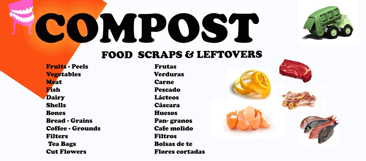 What can we compost? We can compost coffee and coffee filters, tea and teabags,paper products like napkins or paper towels. And don’t forget about the rest of the food; grains, vegetables, fruits... if you could eat it, we can compost it!