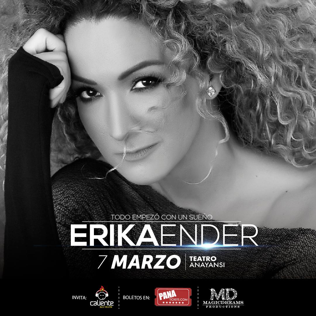 CalienteRadioPa's tweet photo. 25 años de carrera...
Su voz y sus canciones han revolucionado el mundo.
@ErikaEnder en #concierto.
7 de marzo en el Teatro Anayansi, a beneficio de Fundación Puertas Abiertas. Te invita #Caliente969 https://t.co/ByEJIf5WrJ