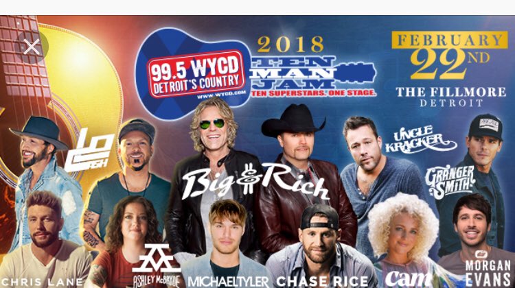 TheEdwardJames_'s tweet photo. @LOCASHmusic @bigandrich #UncleCracker @GrangerSmith @iamchrislane @AshleyMcBryde @MichaelTyler93 @ChaseRiceMusic @camcountry @Morgan_Evans Happy National Margarita /10 Man Jam Day! Let’s 🎉🥃 with @995WYCD https://t.co/PMTwOQ016A
