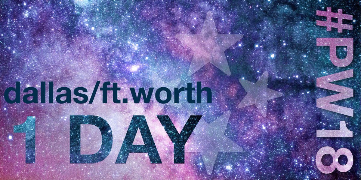 PlanetWisdom's tweet image. 1 DAY until #PW18 Dallas/Ft. Worth! #itsgonnabelit