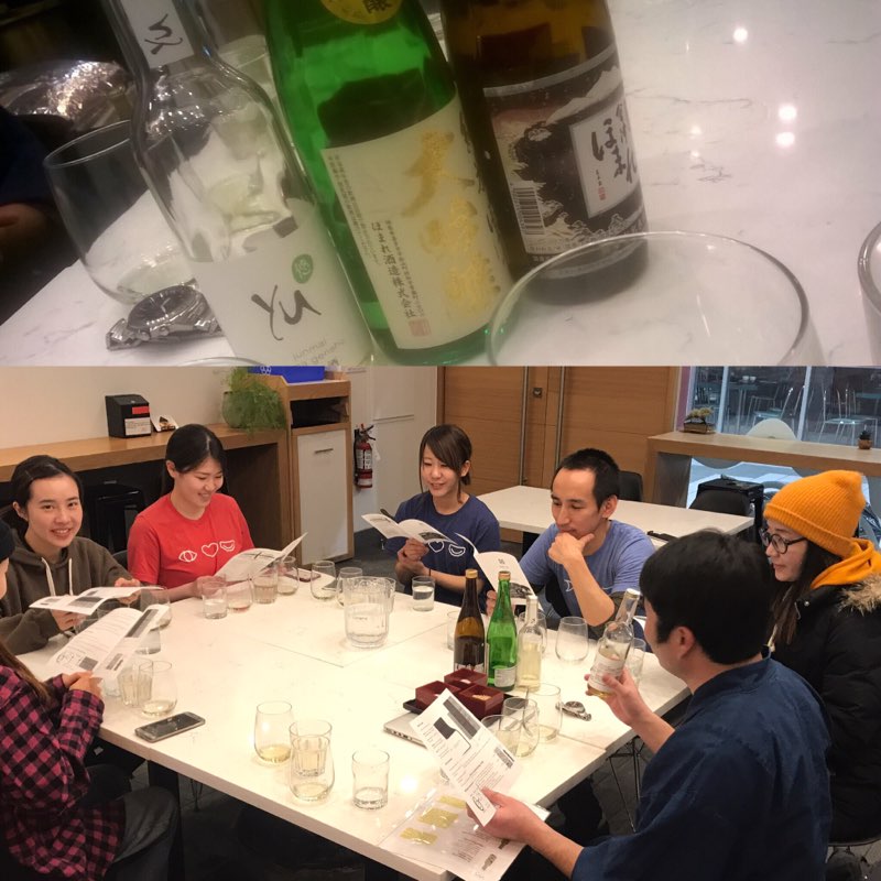 SakeGamiCorp's tweet photo. Staff sake tasting and training @DumplingLabyyc! Their signature dumplings,100% made from scratch, are definitely worth trying with Sake!!
#dumpling #dumplinglabyyc #yk3nama #unpasteurized #aizuhomare https://t.co/aOzh7c5krr
