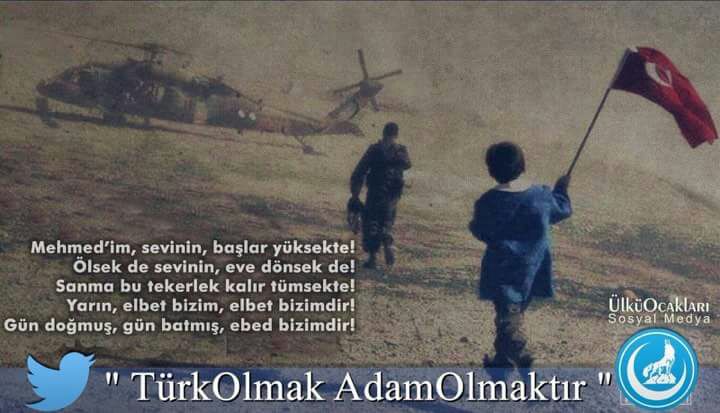 Fedai85018013's tweet photo. ÜlküOcakları Twitter Gündem Çalışmamızı Yazıyoruz!   

“ TürkOlmak AdamOlmaktır “ https://t.co/oTTj27JtX0