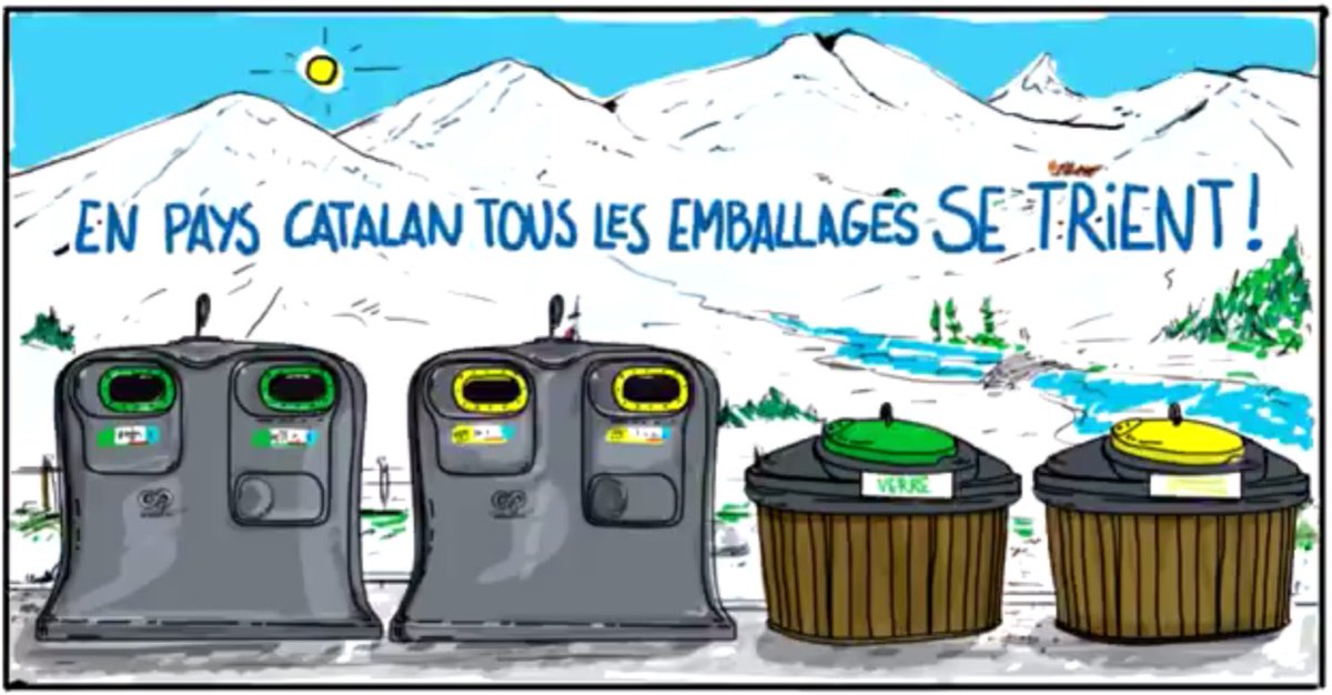 Campagne digitale via facebook : le <a href="/Sydetom66/">Sydetom 66</a> sensibilise au #tri des emballages et des papiers les touristes des stations de
ski catalanes en s’appuyant sur l’application #guidedutri de <a href="/citeofrance/">Citeo</a>