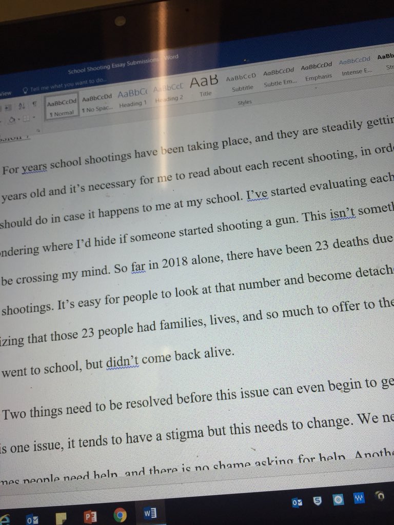 teacherSabatini's tweet photo. Sent some student letters to @LancasterOnline and @SuzCassidyLNP about school shootings. Can’t wait to see them in the Sunday paper. #studentvoices #writingforauthenticaudiences @McCaskeyCampus @SDoLancaster https://t.co/cNdiNbowBw