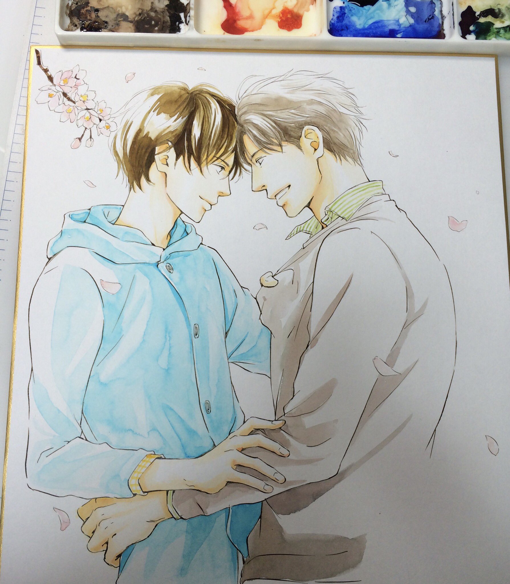 日高ショーコ 少しずつ色塗って完成 アナログ塗りは色紙くらいでしかもう描かないです 去年はとうとう色紙1枚も描かなかったかも 徳間さんの年1回のが無くなったから T Co Xuq0clb8fy Twitter