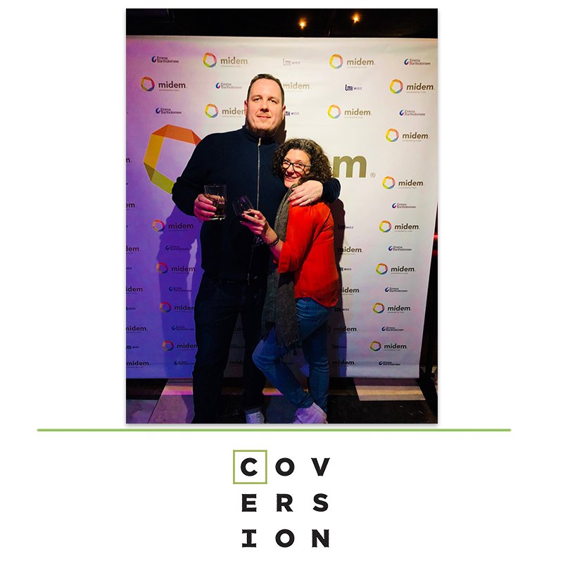 CoversionMusic's tweet photo. JB and Ben from #FeelForMusic from earlier this week at the @midem Launch Party! Any #friendsofCoversion heading to Midem this June?? https://t.co/glMe4Fk6Zc