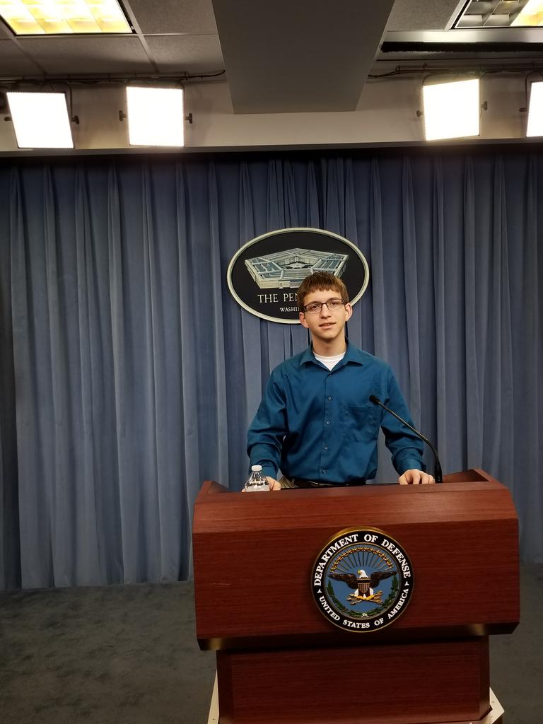 Press briefing at Pentagon #2020howardwinn