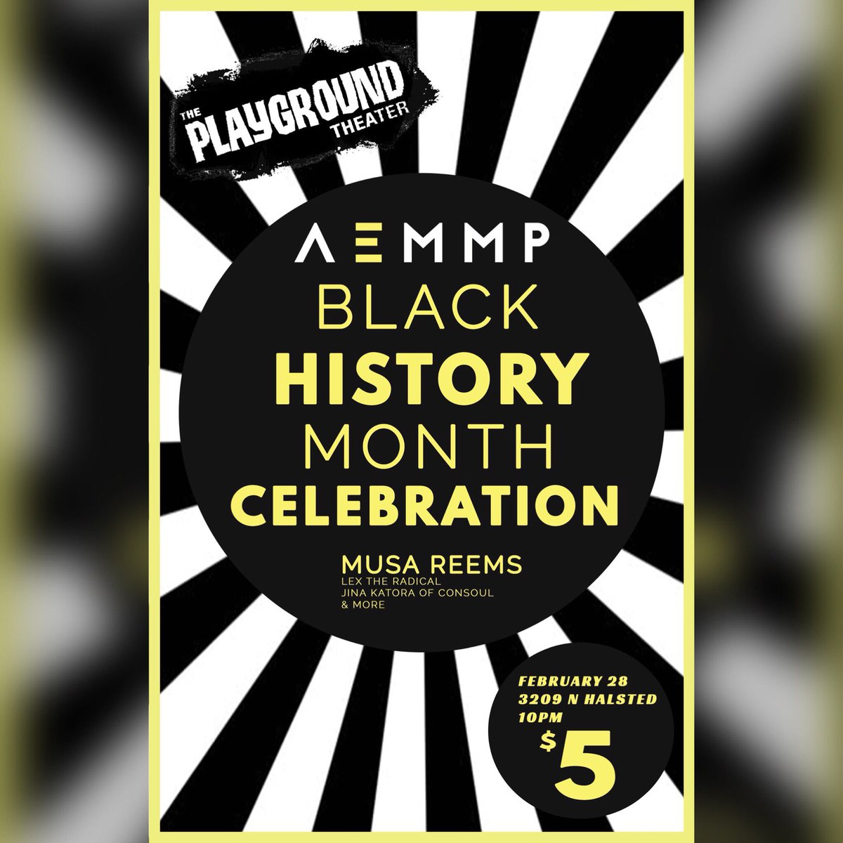 @aemmphiphop are throwing a black history month event next week. Come support & see some dope artists! @musareems @lextheradical @damn_jina and more! #chicago #chicagoartist #emergingartists #musicshowcase #hiphop #chicagohiphop #talent #columbiacollegechicago #blackhistorymonth