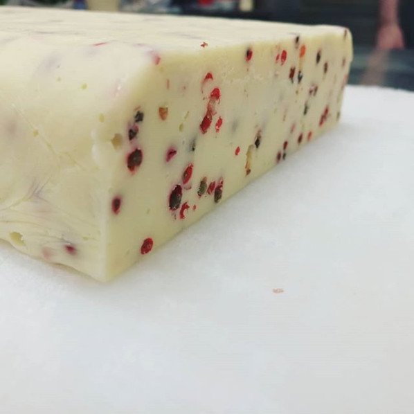 BarKitchenMag's tweet photo. White chocolate and pink peppercorn fudge. Excellent dish by @chefrorylovie! #FeedYourEyes

#TakeStockMag #feedyoureyes #foodiephoto #instafood #food #foodmagazine #cateringmagazine #foodpics #foodgram #chefpics #restaurantfood #cheflife #chefsofinstagra… https://t.co/q0ErF8N4fF https://t.co/PnGdj57NBx